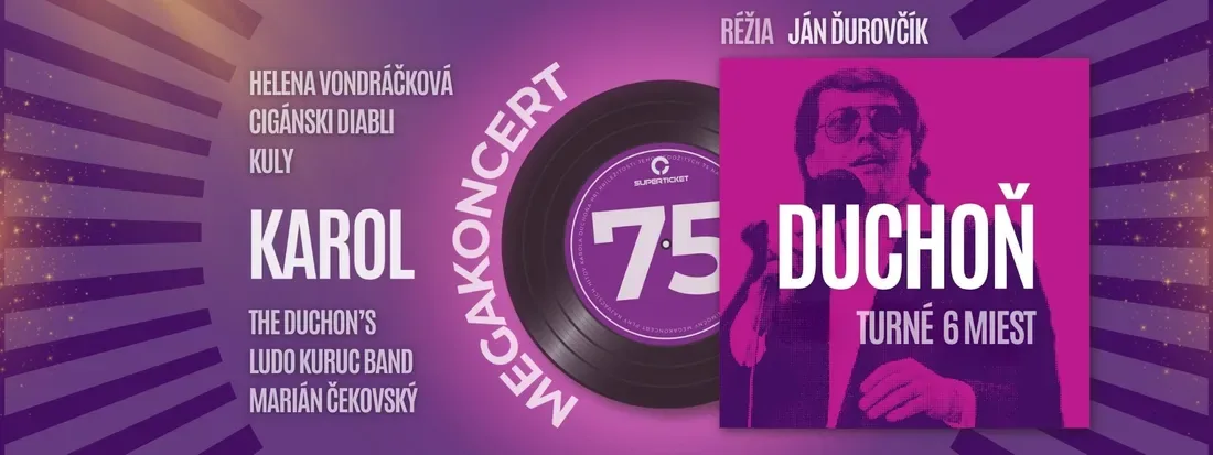 Karol Duchoň 75 – Megakoncert